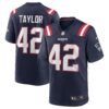 JJ Taylor New England Patriots Nike Team Game Jersey Navy