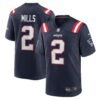 Jalen Mills New England Patriots Nike Game Player Jersey Navy