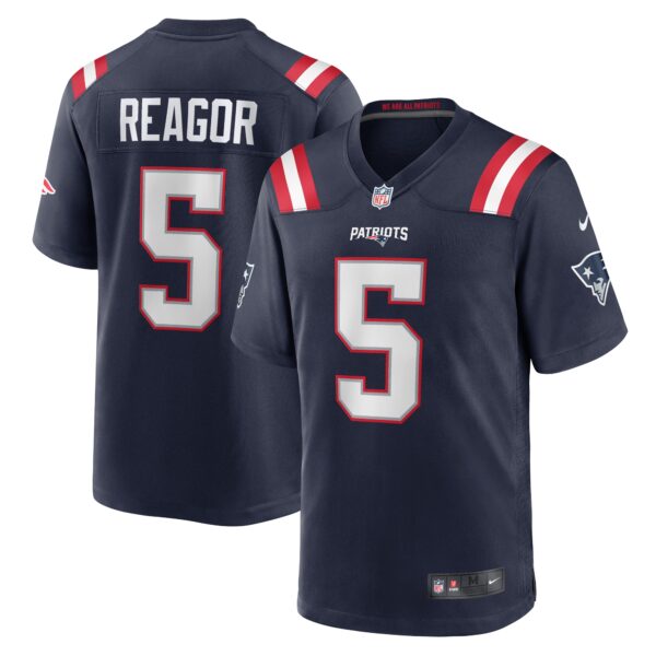 Jalen Reagor New England Patriots Nike Team Game Jersey Navy