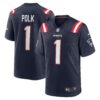 Jalynn Polk New England Patriots Nike Team Game Jersey Navy