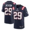 JC Jackson New England Patriots Nike Game Jersey Navy