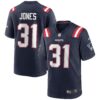 Jonathan Jones New England Patriots Nike Game Jersey Navy