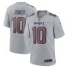 Mac Jones New England Patriots Nike Atmosphere Fashion Game Jersey Gray