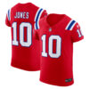 Mac Jones New England Patriots Nike Alternate Vapor FUSE Elite Jersey Red
