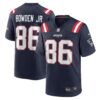 Lynn Bowden Jr New England Patriots Nike Home Game Player Jersey Navy
