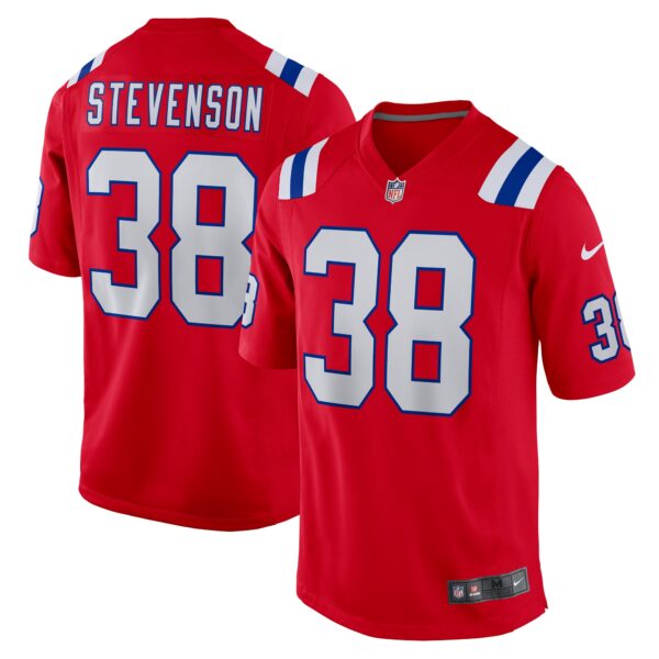 Rhamondre Stevenson New England Patriots Nike Alternate Game Player Jersey Red
