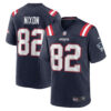 Tre Nixon New England Patriots Nike Player Game Jersey Navy