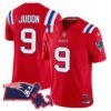 Men’s Patriots Massachusetts Patch Vapor Jersey – All Stitched – Red – Matthew Judon