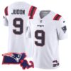 Men’s Patriots Massachusetts Patch Vapor Jersey – All Stitched – White – Matthew Judon