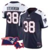 Men’s Patriots Massachusetts Patch Vapor Jersey – All Stitched – Alternate – Rhamondre Stevenson