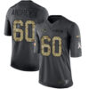 Men’s New England Patriots #60 David Andrews Black Anthracite 2016 Salute To Service Stitched NFL Nike Limited Jersey