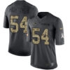 Men’s New England Patriots #54 Dont’a Hightower Black Anthracite 2016 Salute To Service Stitched NFL Nike Limited Jersey