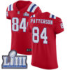 #84 Elite Cordarrelle Patterson Red Nike NFL Alternate Men’s Jersey New England Patriots Vapor Untouchable Super Bowl LIII Bound