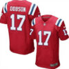 Men’s New England Patriots #17 Aaron Dobson Red Alternate Stitched NFL Nike Elite Jersey