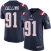 Nike Patriots #91 Jamie Collins Navy Blue Men’s Stitched NFL Limited Rush Jersey