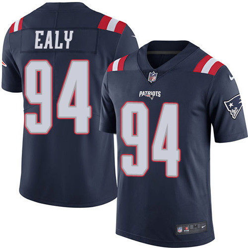 Nike New England Patriots #94 Kony Ealy Navy Blue Men’s Stitched NFL Limited Rush Jersey