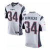 Men’s New England Patriots #34 Rex Burkhead White Road Stitched NFL Nike Elite Jersey