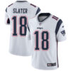 Nike New England Patriots #18 Matt Slater White Men’s Stitched NFL Vapor Untouchable Limited Jersey