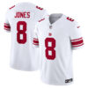 New York Giants #8 Daniel Jones Vapor FUSE Limited Jersey – White