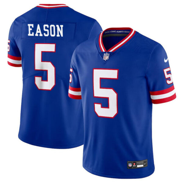 New York Giants #5 Jacob Eason 1 Jersey