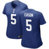 Women New York Giants #5 Jacob Eason Jersey