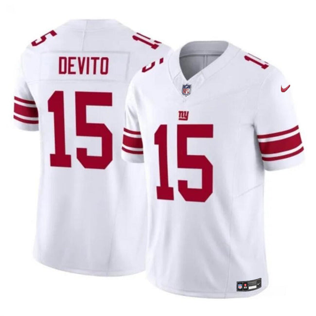 New York Giants #15 Tommy Devito Jersey