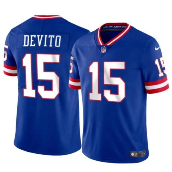 New York Giants #15 Tommy Devito 1 Jersey