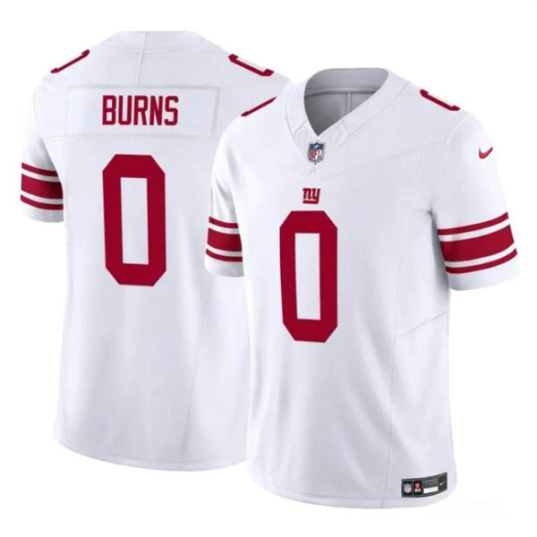 New York Giants #0 Brian Burns White 2023 FUSE Vapor Untouchable Limited Stitched Jersey