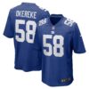 Bobby Okereke New York Giants Nike Game Player Jersey Royal