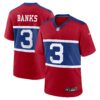 Deonte Banks New York Giants Nike Alternate Player Game Jersey Century Red