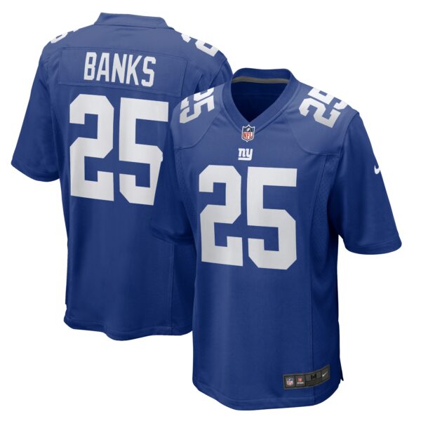 Deonte Banks New York Giants Nike Team Game Jersey Royal