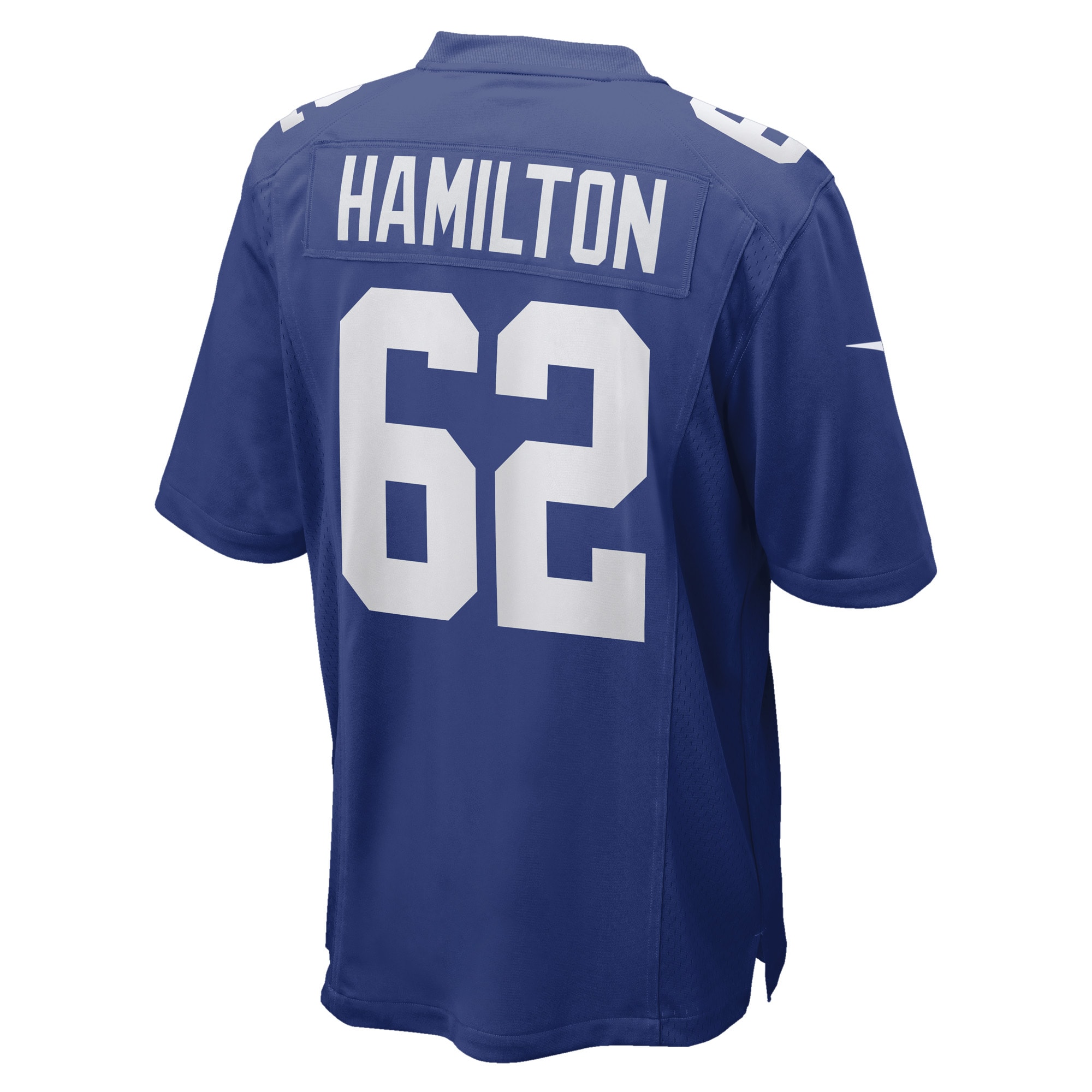 Devery Hamilton New York Giants Nike Game Player Jersey Royal - Image 3