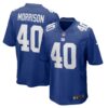 Joe Morrison New York Giants Nike Retired Player Jersey Royal