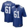 John Michael Schmitz New York Giants Nike Team Game Jersey Royal