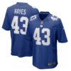 Kaleb Hayes New York Giants Nike Team Game Jersey Royal