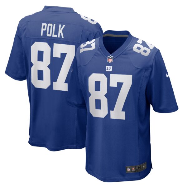 Makai Polk New York Giants Nike Home Game Player Jersey Royal