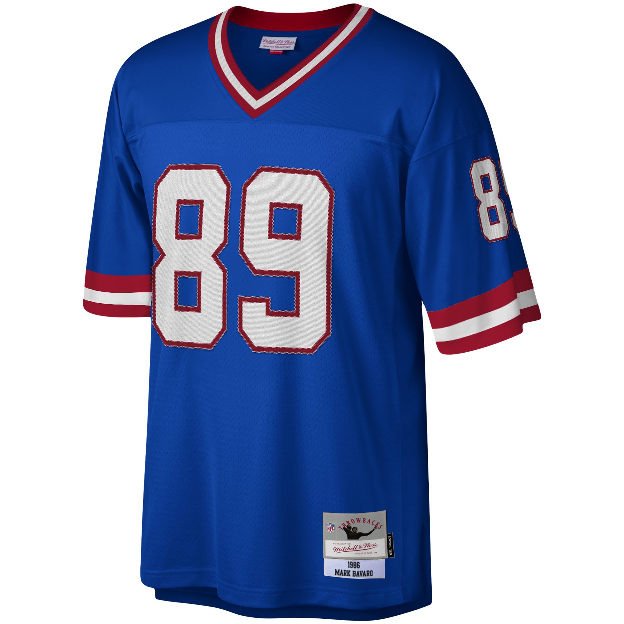 Mark Bavaro New York Giants Mitchell Ness Legacy Replica Jersey Royal - Image 2