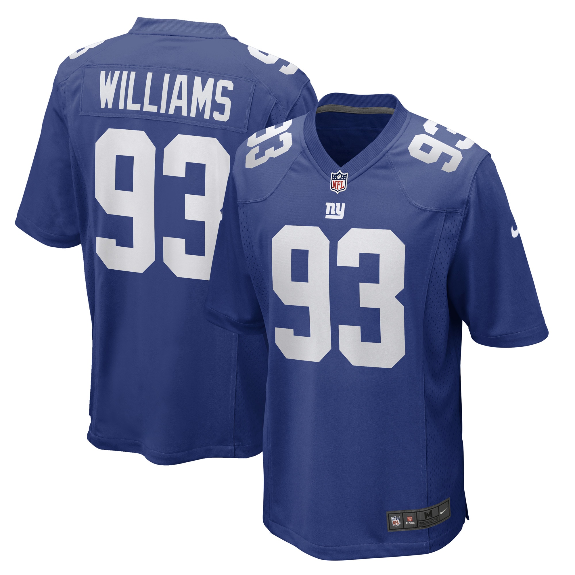 Nick Williams New York Giants Nike Game Player Jersey Royal