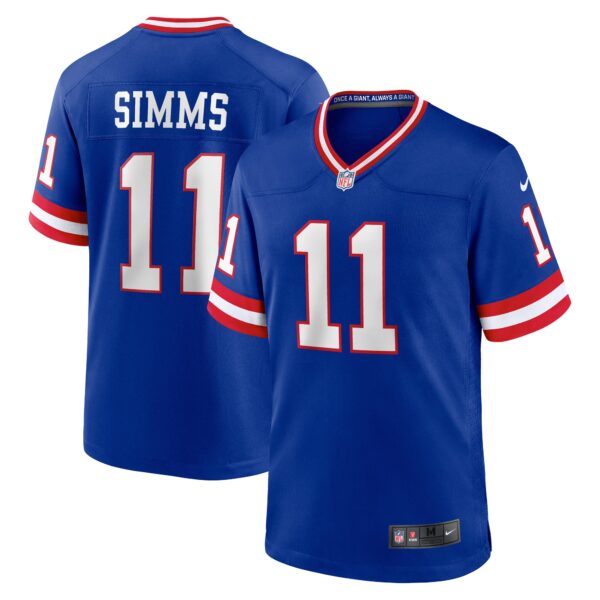 Phil Simms New York Giants Nike Classic Retired Player Game Jersey Royal