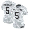 Women New York Giants #5 Kayvon Thibodeaux 2024 FUSE Arctic Camo Salute To Service Limited Football Stitched Jersey