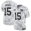 New York Giants #15 Tommy Devito 2024 FUSE Arctic Camo Salute To Service Limited Football Stitched Jersey