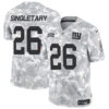 New York Giants #26 Devin Singletary 2024 FUSE Arctic Camo Salute To Service Limited Football Stitched Jersey