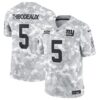 New York Giants #5 Kayvon Thibodeaux Arctic Camo 2024 FUSE Salute To Service Limited Football Stitched Jersey