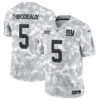 New York Giants #5 Kayvon Thibodeaux Arctic Camo 2024 FUSE Salute To Service Limited Football Stitched Jersey