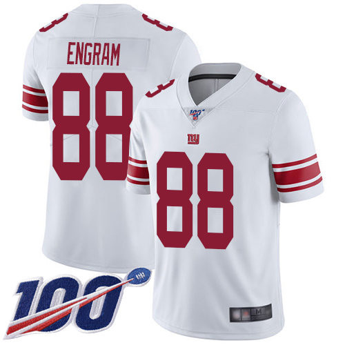 Nike Giants #88 Evan Engram White Men’s Stitched NFL 100th Season Vapor Limited Jersey
