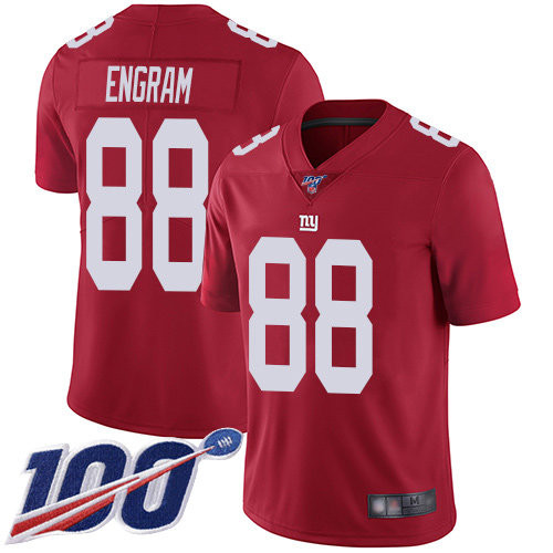 Nike Giants #88 Evan Engram Red Men’s Stitched NFL Limited Inverted Legend 100th Season Jersey