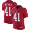 Giants #41 Antoine Bethea Red Alternate Men’s Stitched Football Vapor Untouchable Limited Jersey