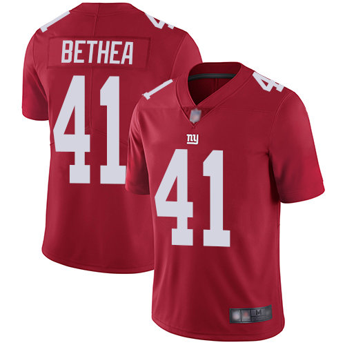 Giants #41 Antoine Bethea Red Alternate Men’s Stitched Football Vapor Untouchable Limited Jersey