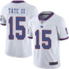 Giants #15 Golden Tate III White Men’s Stitched Football Limited Rush Jersey