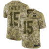 Giants #15 Golden Tate III Camo Men’s Stitched Football Limited 2018 Salute To Service Jersey